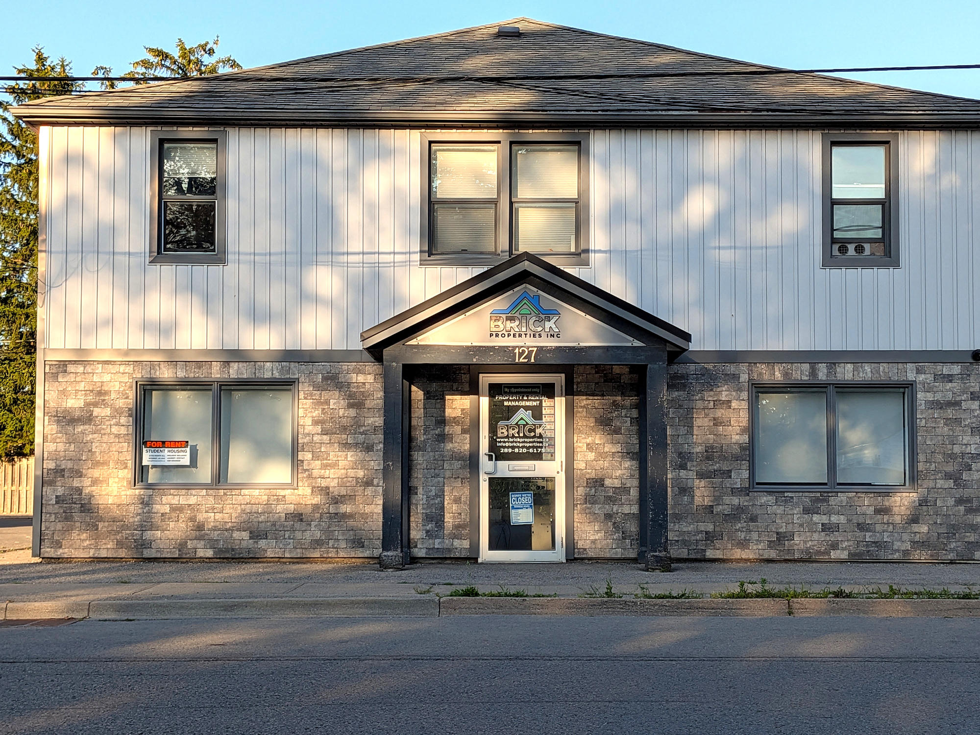 Brick Properties property management office in Welland